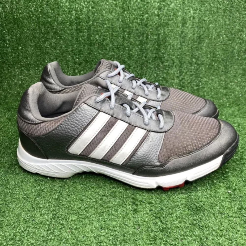 Adidas Tech Response 4.0 Mens Size‎ 9 Gray Athletic Golf Cleats Shoes F33551